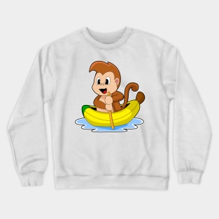 Monkey Banana Boat Crewneck Sweatshirt